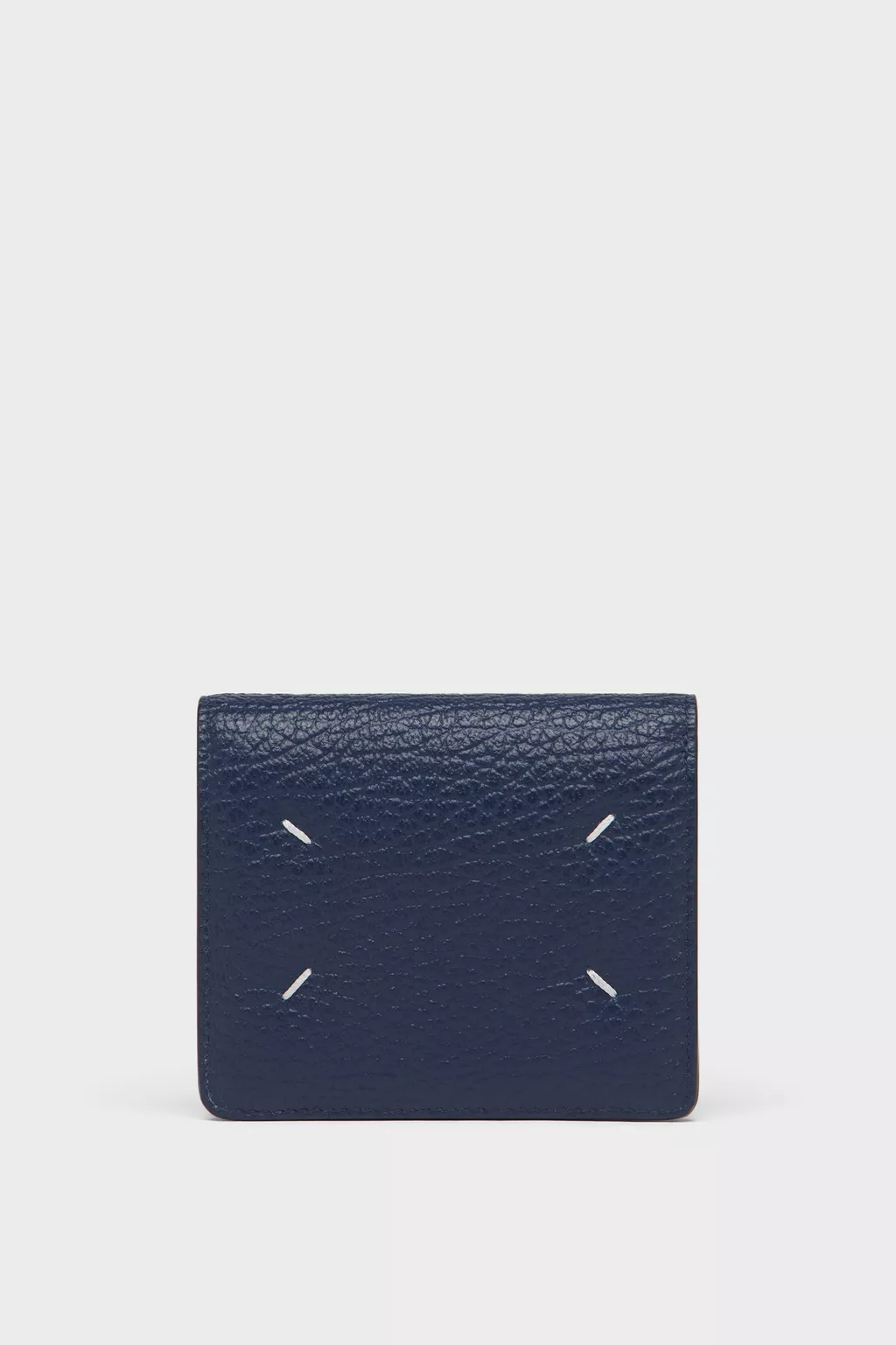 4ステッチ バイカラー 二つ折り ウォレット ブルー | Maison Margiela公式