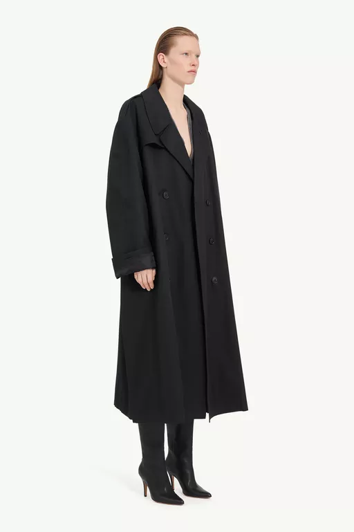Cotton trench coat - Raincoats