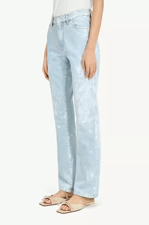 Straight-Leg Jeans - Denim