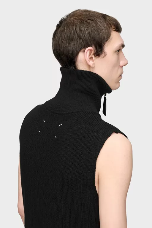 Zip Knit Gilet - Cardigan