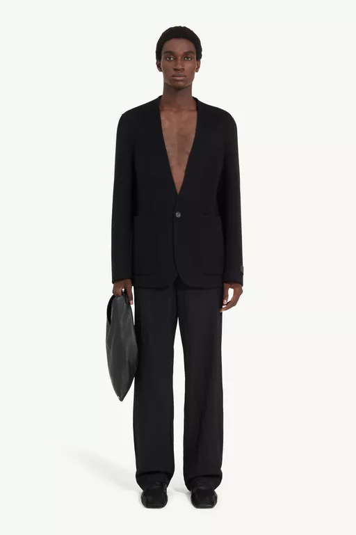 Single-breasted wool jacket - Jackets