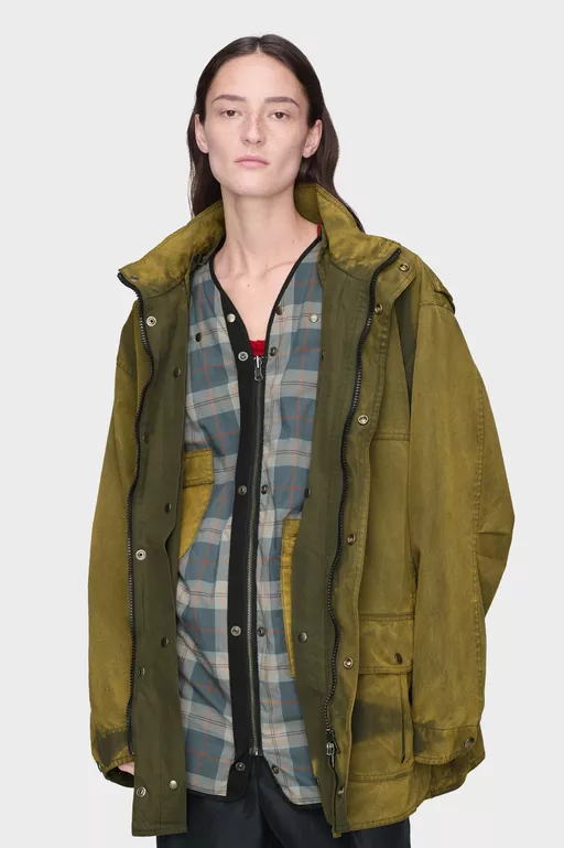 Cotton Overshirt Jacket - Jackets