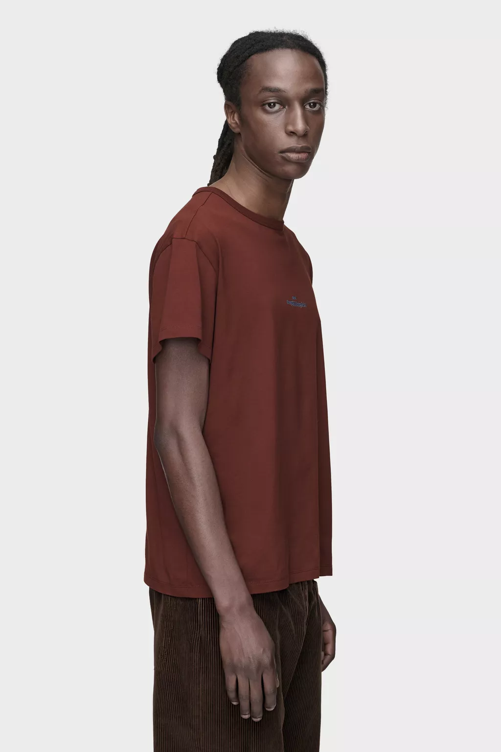 Bordeaux Logo Cotton T-shirt | Maison Margiela Official