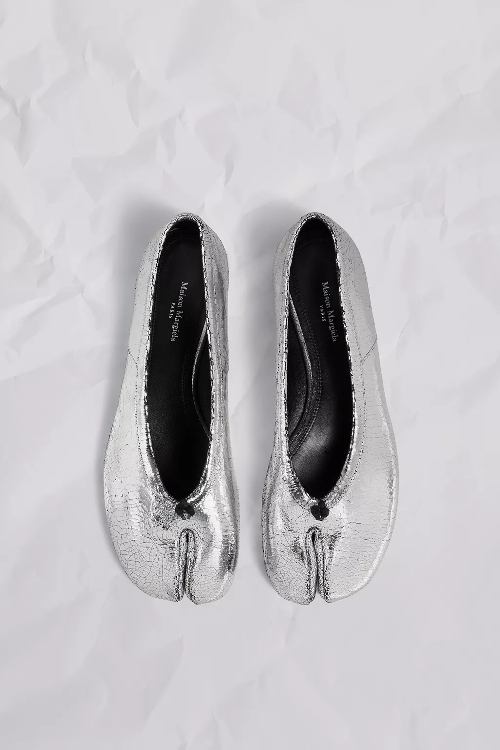 Silver Tabi Ballerina Broken Mirror | Maison Margiela Official