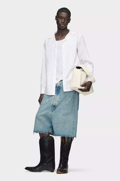 Taped Cotton Shirt - Long-sleeved Shirt