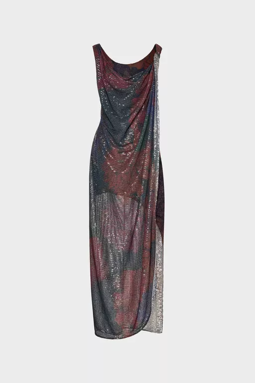 Sequined Maxi Dress - Maxi Dress