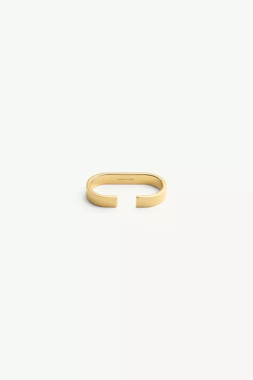 Gold double numeric ring - Rings