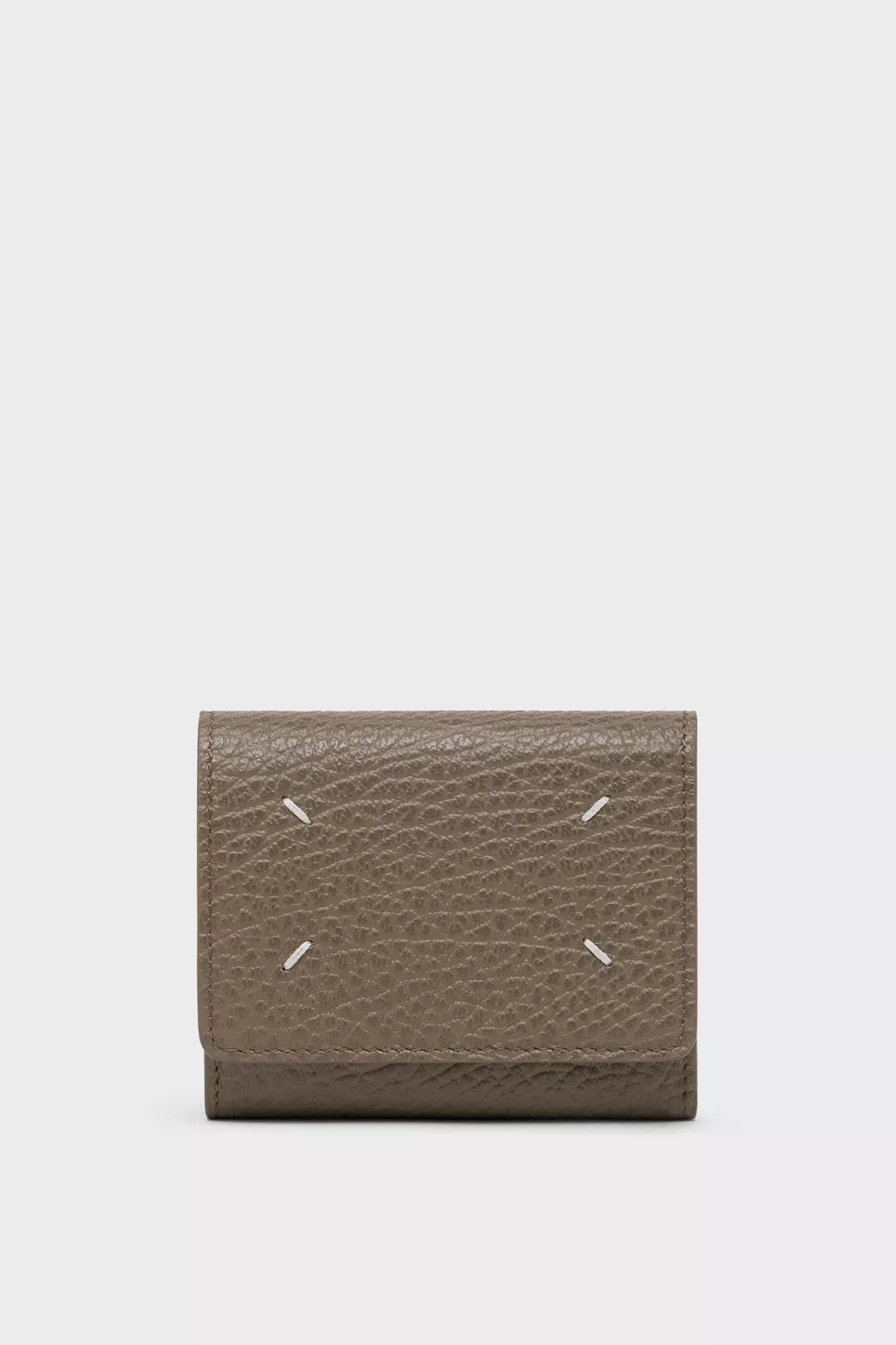 Maison Margiela 4ステッチ 三つ折り ウォレット 4ステッチ バイカラー 三つ折り ウォレット ブラウン | Maison
