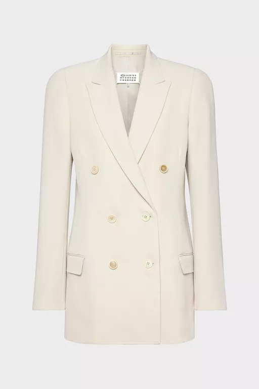 Wool Double-Breasted Blazer