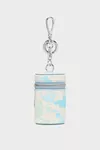 White and light blue - Dog Waste Bag Dispenser Charm