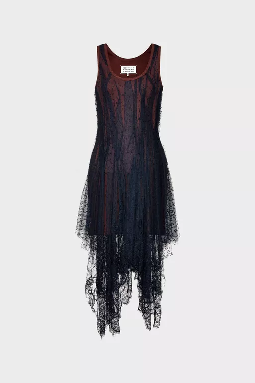 Lace Midi Dress - Midi Dress