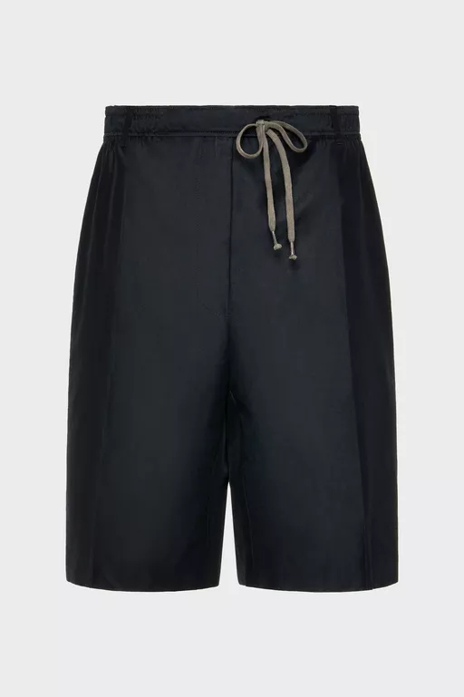 Cotton Drawstring Shorts - Shorts
