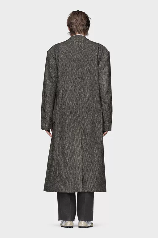 Double-breasted wool coat - Coats