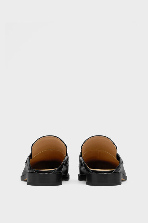Tabi Loafer in Black Leather main image 1