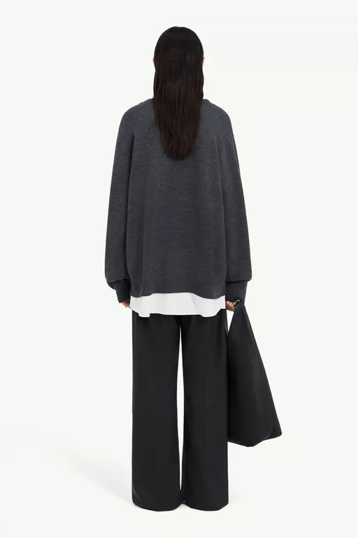 2-in-1 Strickpullover im College-Stil - Strickwaren