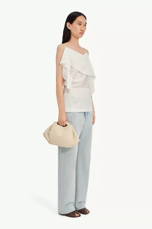 Folded jacquard top - Tops