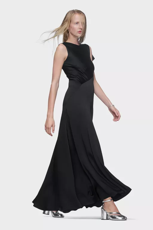 Bias-cut Evening Gown - Maxi Dress