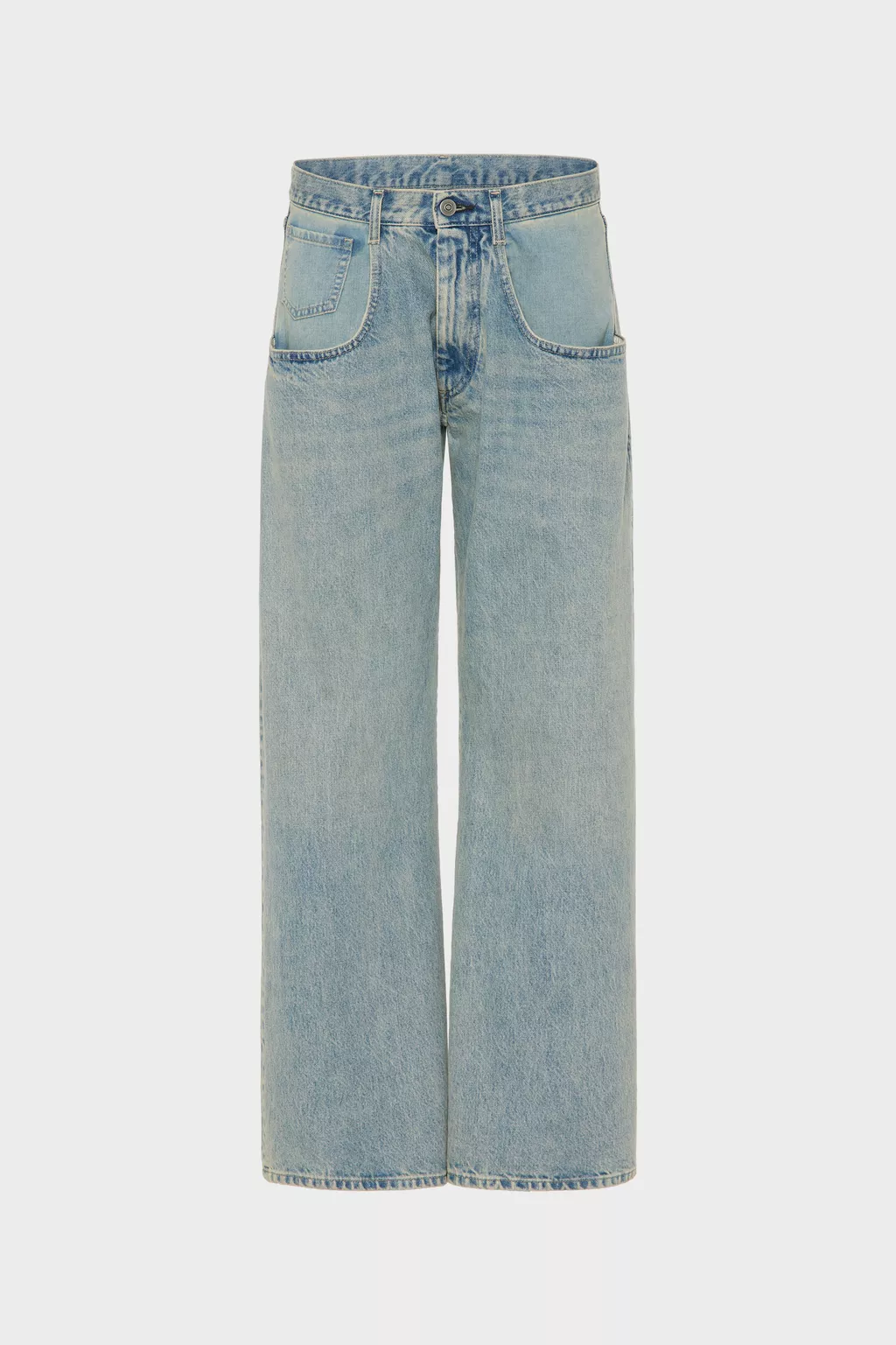 Light Blue Straight-Leg Jeans | Maison Margiela Official
