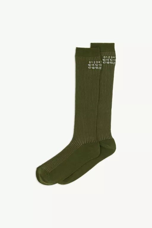 Rib Knee-High Socks - Socks