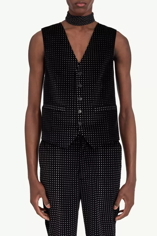 Star velvet waistcoat - Waistcoats