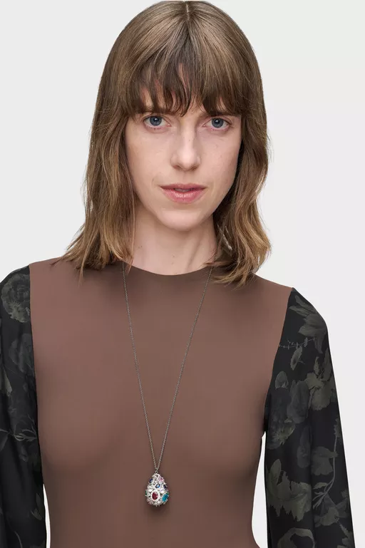 Cluster Show Drop Necklace - Necklaces