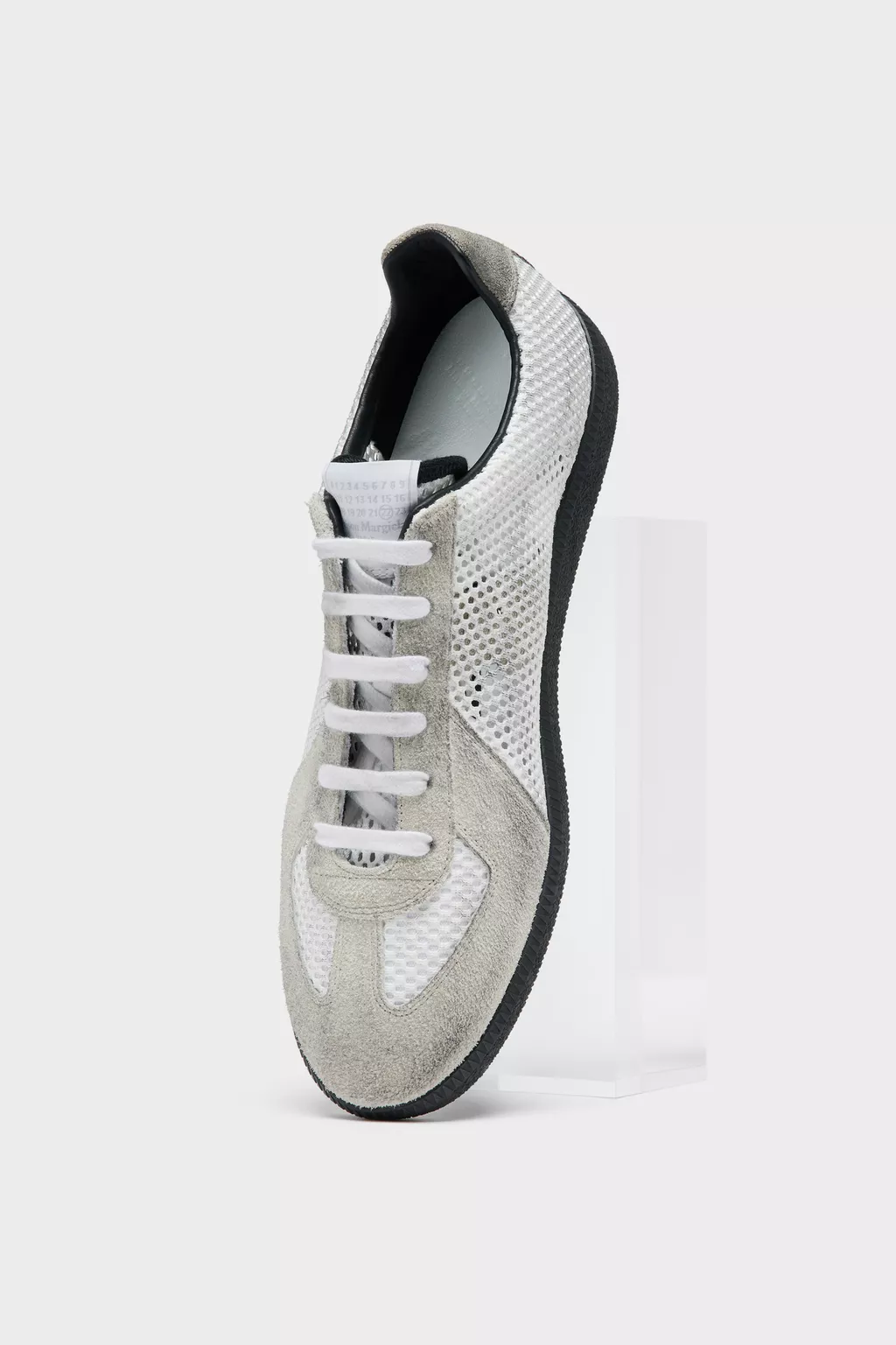 White and grey Replica Sneakers | Maison Margiela Official