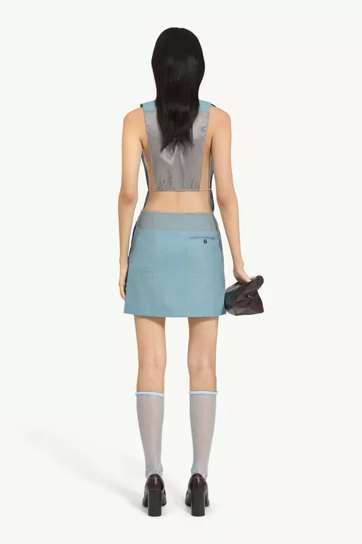 Mini gonna in lana - Minigonna
