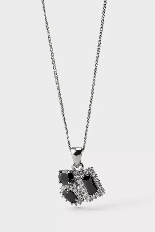 Cluster Pendant Necklace - Necklaces