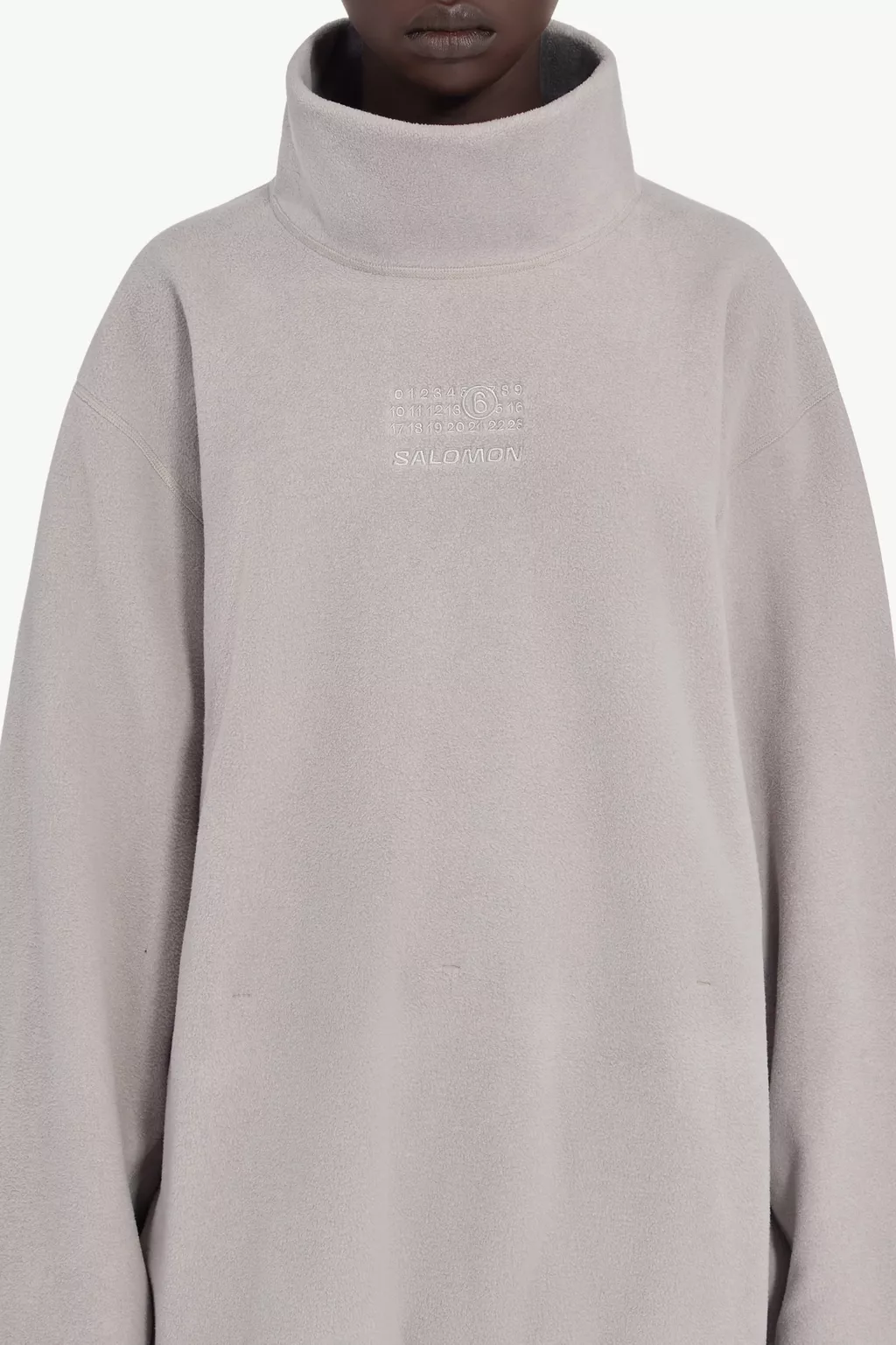 White MM6 x Salomon fleece | MM6 Official