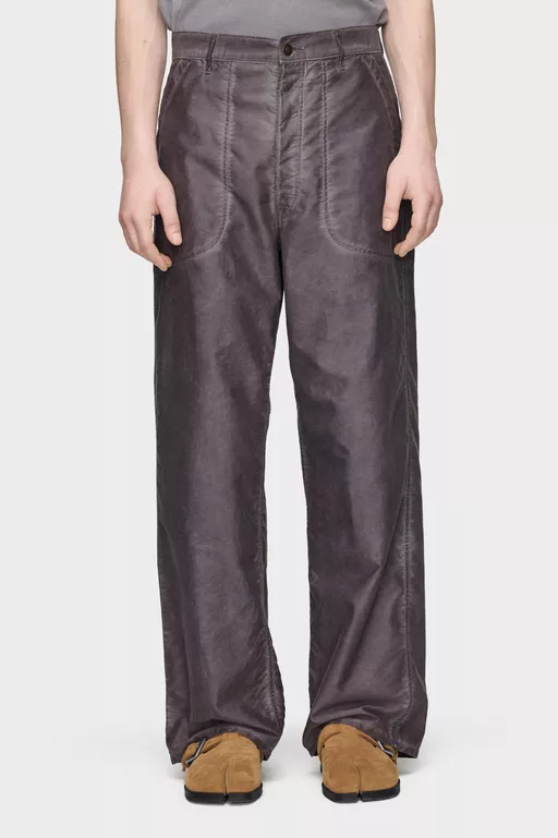 Double-Dyed Workwear Trousers - Pants
