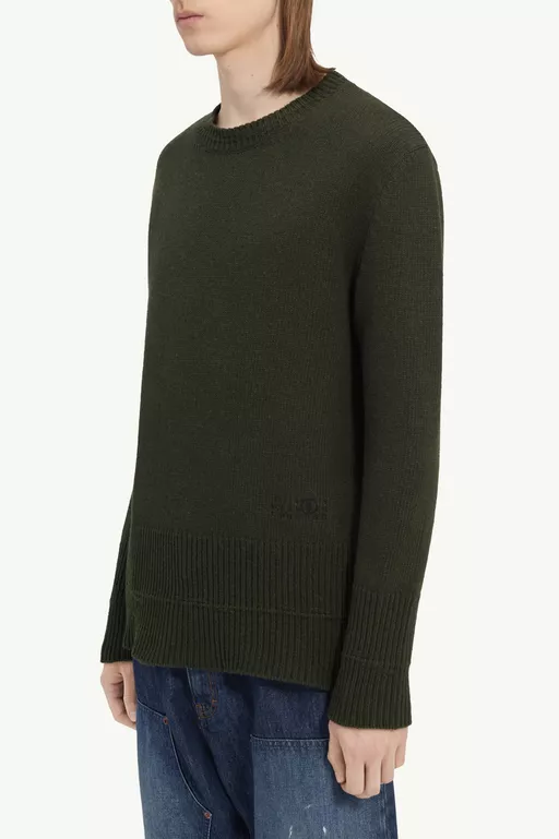 Wool crew neck jumper - Knitwear