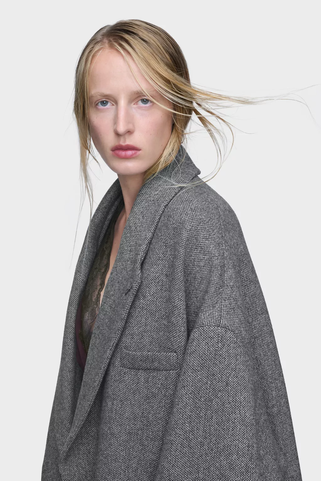 Black Wool coat | Maison Margiela Official