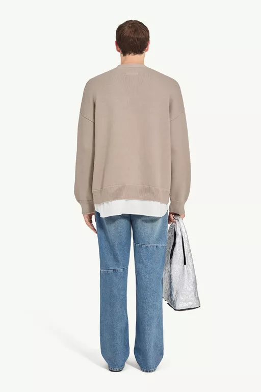Two-in-one knit cardigan - Cardigan