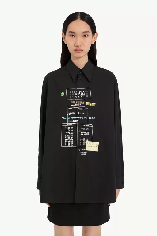 Cotton poplin shirt - Shirts
