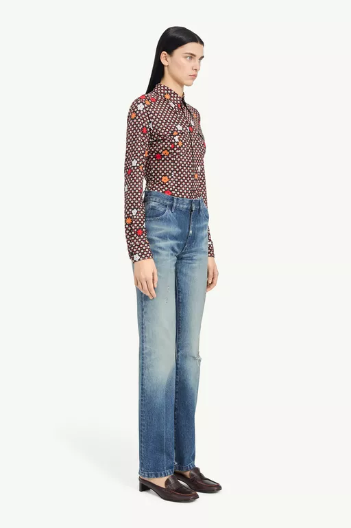 Straight-Leg Jeans - Denim