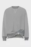 Grey Melange - Taped Jersey Sweatshirt