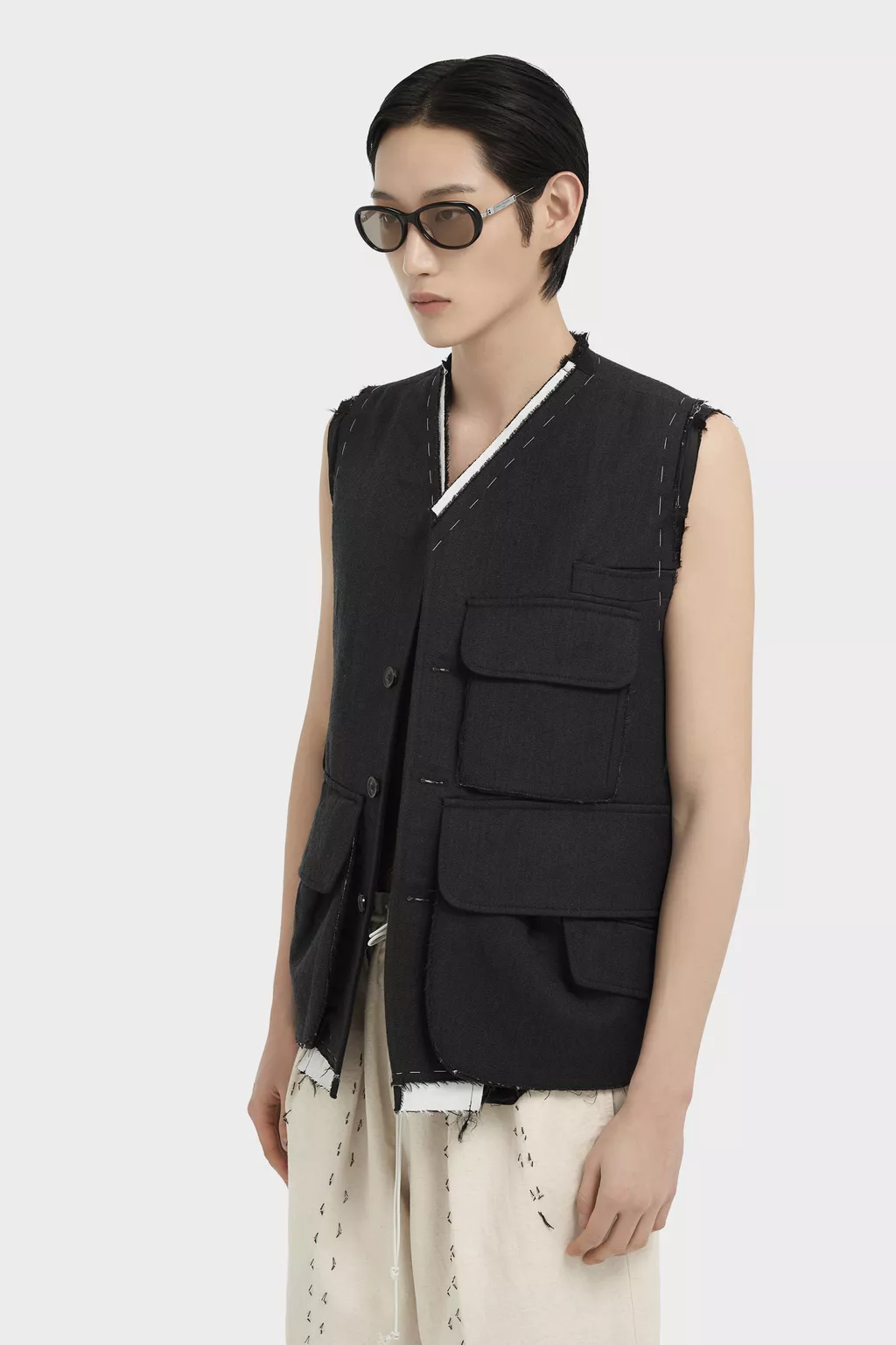 MM X Gentle Monster MM215 01(BR) ブラック | Maison Margiela公式 MM X Gentle Monster MM215 01(BR) ブラック | Maison Margiela公式