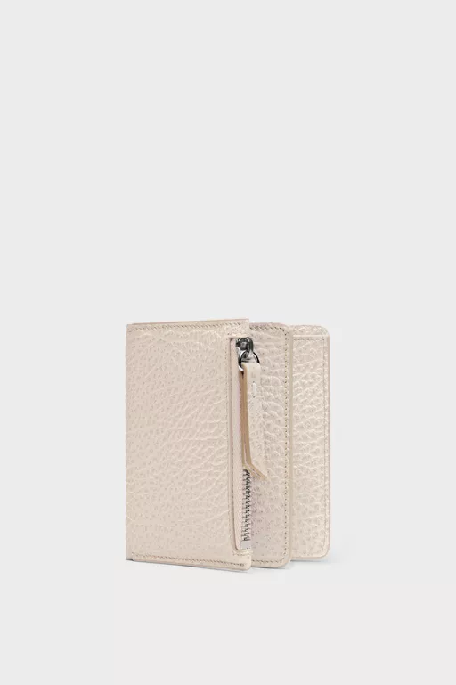 Leather flap wallet - Wallets