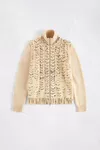 Ecru - Virgin Wool Cardigan