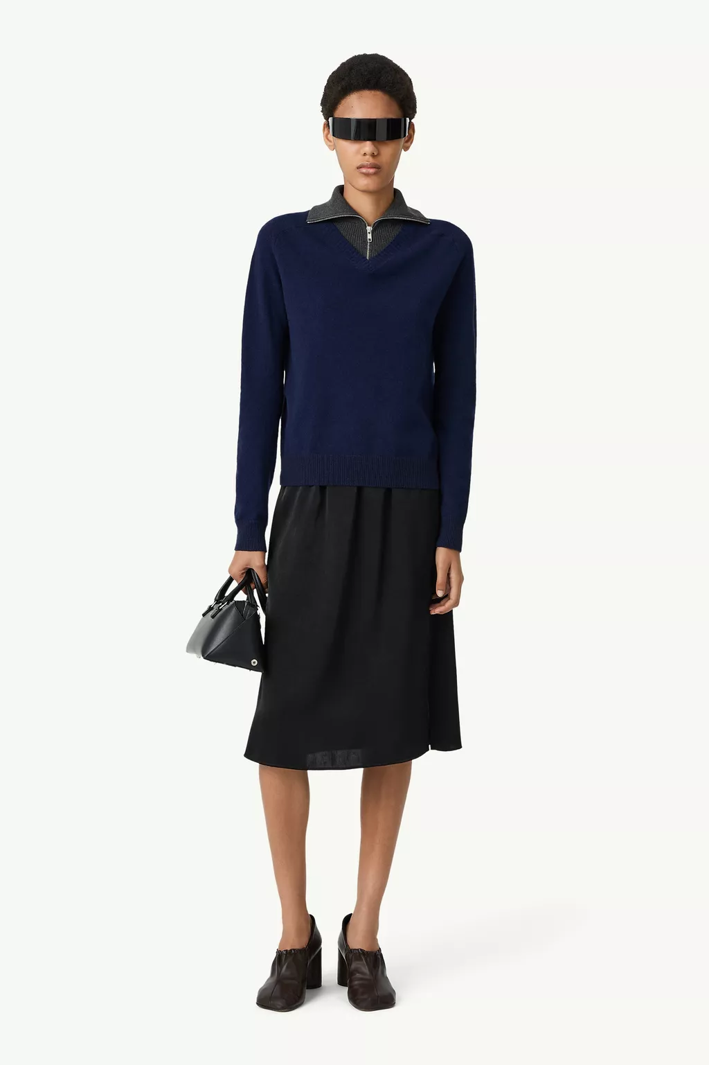 Multi neckline knit jumper | MM6 Official