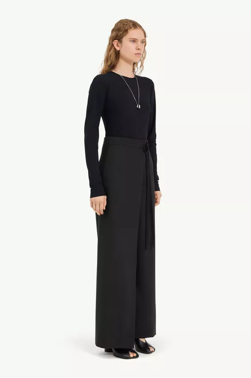 Pantalones de mezcla de lana - Pantalones