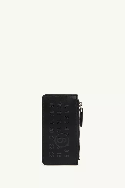 Numeric logo zip card holder - Wallets