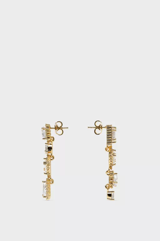 Cluster Drop Earrings - Earrings