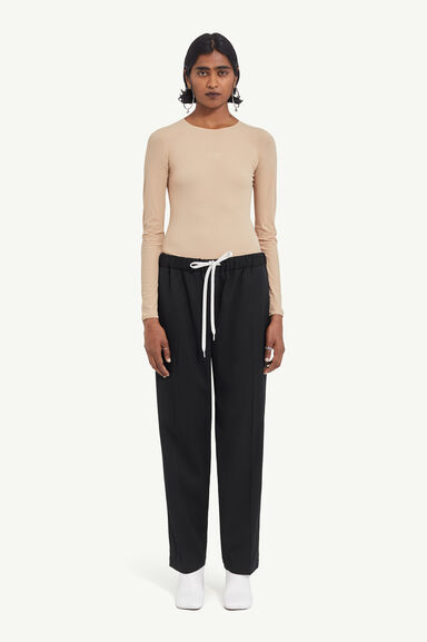 Drawstring tailored trousers - Pants - Image 8