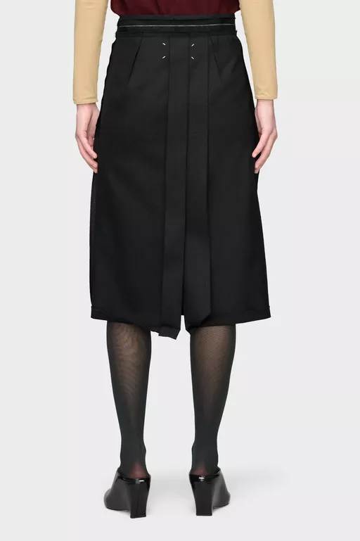 Reversed Midi Skirt - Midi Skirts