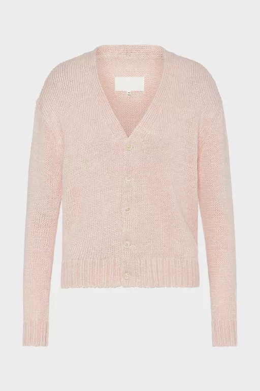 Gardening hemp knit cardigan - Cardigan
