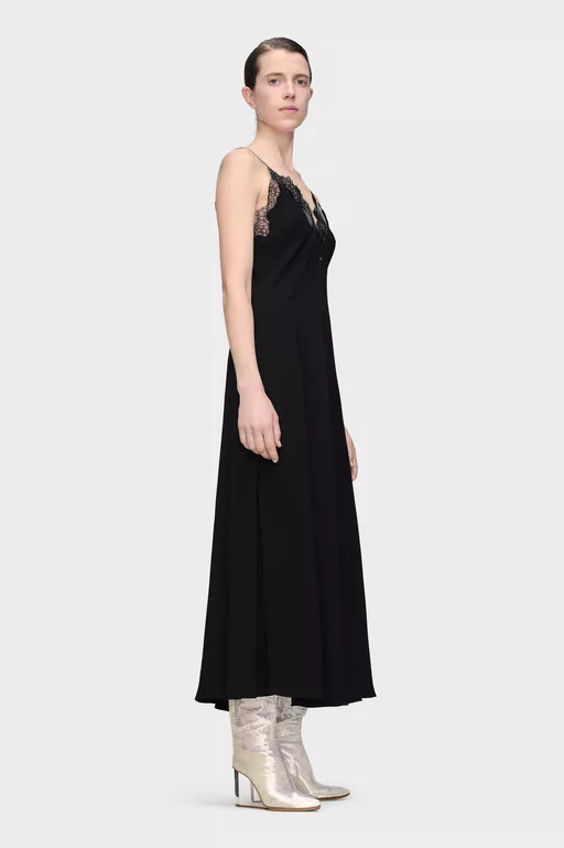 Taped Slip Dress - Midi Dress