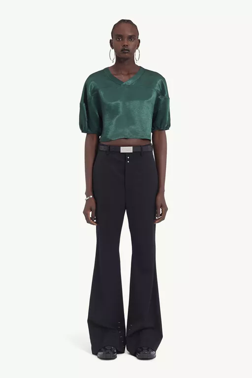 High-waist trousers