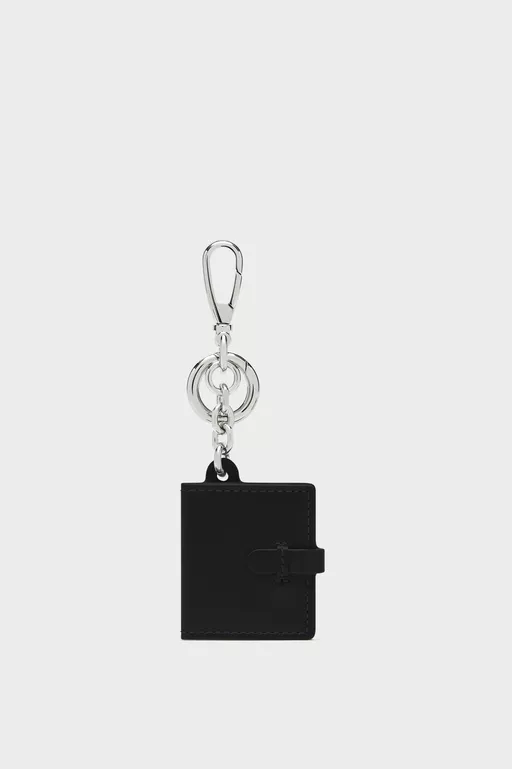 4ステッチ IDフォトホルダーチャーム - スモールレザーグッズ