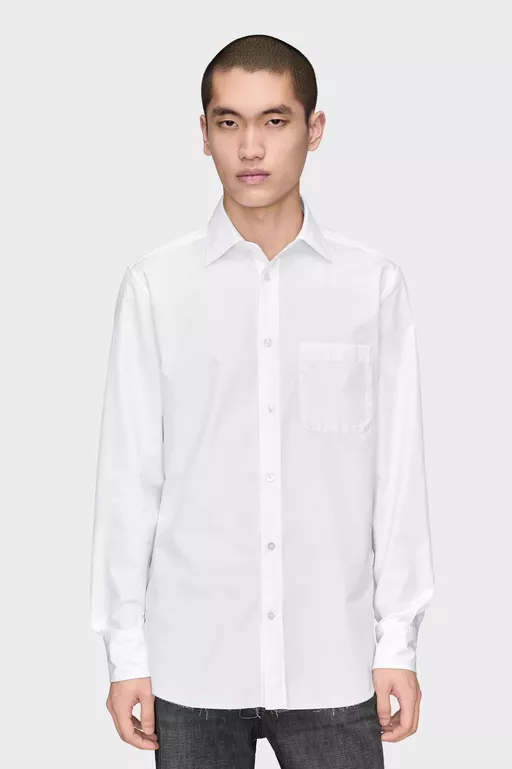 Cotton Long-Sleeve Shirt - Long-sleeved Shirt